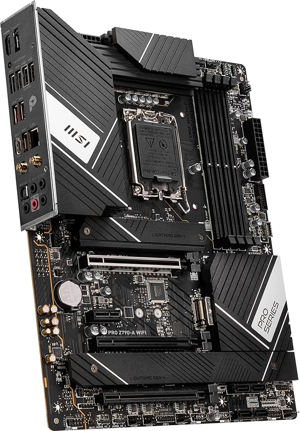 MSI PRO Z790-A WiFi Intel Chipset LGA1700 DDR5 ATX Gaming Motherboard - Image 4