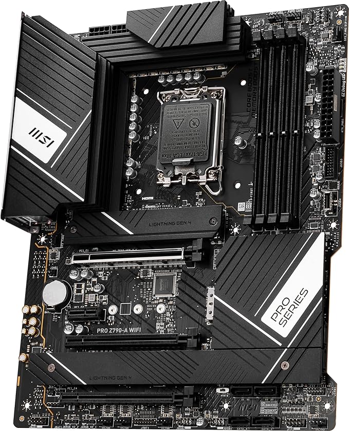 MSI PRO Z790-A WiFi Intel Chipset LGA1700 DDR5 ATX Gaming Motherboard - Image 3