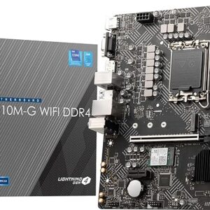 MSI PRO H610M-G DDR4 Intel H610 LGA 1700 Micro-ATX Motherboard with PCIe 4.0 and M.2 Slot