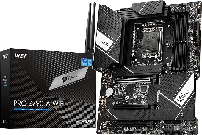 MSI PRO Z790-A WiFi Intel Chipset LGA1700 DDR5 ATX Gaming Motherboard