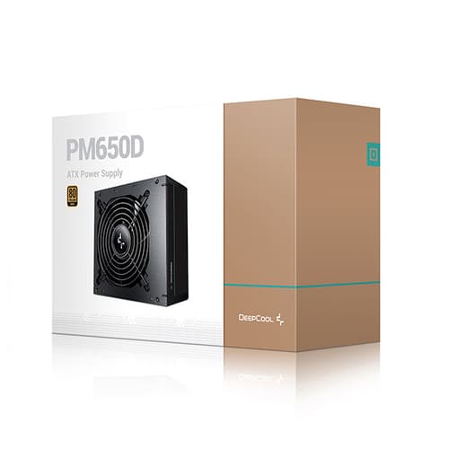 DEEPCOOL PM650D 650W Non-Modular 80 Plus Gold SMPS Power Supply